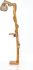 A floor lamp made of wood and rope, with a woven lampshade. Anteprima dell’immagine prodotto