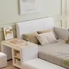 Merax Lit rembourré 90x200 avec bureau et tabouret, Lit Voir les images du produit 8