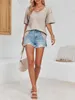 Oversize-T-Shirt für Damen, lockere Passform, reine Produktbild-Vorschau 4