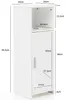 FineBuy Armoire de salle de bain 30 x 95,5 x 30 cm Blanc Voir les images du produit 3