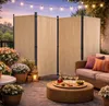 Paravent 4 Teilig 165 x 220 cm Beige - Garten & Balkon Produktbild-Vorschau 8