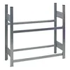 A metal shelving unit with three horizontal bars for storage. Produktbild-Vorschau