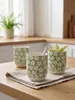 Hrnček Clayre & Eef 100 ml Zelené porcelánové kvety Náhľad obrázku produktu 2