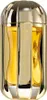 A close-up studio shot of a gold-colored perfume bottle. Anteprima dell’immagine prodotto