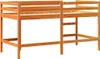 vidaXL Kinderhochbett mit Leiter Wachsbraun 80x200cm Produktbild-Vorschau 6
