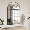 vidaXL Miroir mural noir 80x120 cm bombé fer Voir les images du produit 2