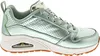 A side view of a green Skechers sneaker. Anteprima dell’immagine prodotto