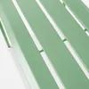 Banc de jardin en acier vert sauge - Oviala Palavas Voir les images du produit 5