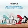 AREBOS robot kuchenny 1500W, robot kuchenny, ugniatarka z Podgląd zdjęcia produktu 12