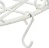 Hängedeko Metall Tablett Weiß Ø29,5cm H55cm Shabby Chic mit Produktbild-Vorschau 2