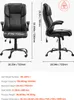 SucceBuy Executive Chair Dossier haut noir avec accoudoirs Voir les images du produit 7