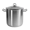 Edelstahl XXL Kochtopf mit Deckel – 30 x 30 cm – großer Produktbild-Vorschau 4
