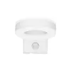 A white LED outdoor light with a motion sensor is shown against a white background. Náhled obrázku produktu
