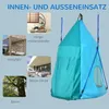 Outsunny Nestschaukel mit Zelt, Ø100 cm Kinderschaukel, Produktbild-Vorschau 7