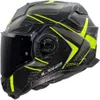 LS2 Klapphelm FF901 Advant X Carbon S Schwarz / Neongelb Produktbild-Vorschau 3