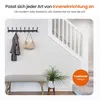 Hallway with a coat rack, bench, and plant. Produktbild-Vorschau