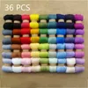 36 barev vílí vlny plstění vlny suché plstění DIY SET Náhled obrázku produktu 2