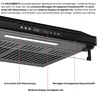 KB ELEMENTS Dunstabzugshaube unterbau 60cm, Unterbauhaube Produktbild-Vorschau 6