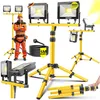MASKO® Faretto da cantiere a LED con telecomando a Anteprima dell’immagine prodotto 1