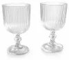 Geriffelte Trinkgläser, Rillen-Design, Set mit 6 Gläsern Produktbild-Vorschau 1