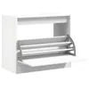 Schuhschrank Weiß 80x42x69 cm Holzwerkstoff Produktbild-Vorschau 1