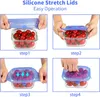 Silikondeckel Silikon Stretch Deckel Set, BPA Free Produktbild-Vorschau 4