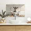 MuchoWow© Wanddeko 90x60 cm - Badezimmer Bilder Esel, Produktbild-Vorschau 5