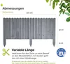 Garronda Beeteinfassung Holz Rollzaun Gartenzaun Produktbild-Vorschau 2
