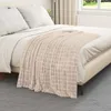 vidaXL Couverture décorative beige, 95 x 220 cm, 0,5 kg, en Voir les images du produit 3