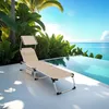 tectake® Aluminium Sonnenliege Lorella gepolstert, klappbar Produktbild-Vorschau 8
