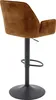 Barhocker OTTAWA BAR Barstuhl mit Armlehnen Velour Optik Produktbild-Vorschau 6