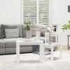 vidaXL Sada stolů 3 ks Dřevěný materiál s vysokým leskem Náhled obrázku produktu 3