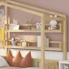 okwish Kinderzimmerbett (90x200 cm + 140x70 cm, Naturfarbe) Produktbild-Vorschau 6