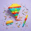 Relaxdays Piñata pour la rentrée scolaire, avec bâton et Voir les images du produit 5