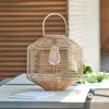 Lanterne solaire CUBA, matériau naturel, 30 cm Voir les images du produit 2