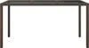 vidaXL Table de jardin 150x90x75 cm Verre trempé Poly rotin Voir les images du produit 3