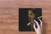 MuchoWow® Mauspad Mousepad Papagei - Gold - Zweig 30x30 cm Produktbild-Vorschau 3