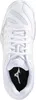 A top-down view of a white athletic shoe. Produktbild-Vorschau