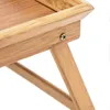 Relaxdays Betttablett Bambus, klappbar, mit Griffen, zum Produktbild-Vorschau 7