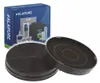 A product shot of a box containing various air filters and two circular charcoal filters in the foreground. Anteprima dell’immagine prodotto