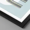 Gerahmtes Poster - Schwarzer Rahmen - Formen Rad Linien - Produktbild-Vorschau 2