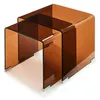 Satztisch 'Kariengem' 2-tlg. Couchtisch-Set Glastischen Produktbild-Vorschau 2