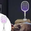 Elektrische Insektenklatsche 2in1 UV Lampe 2500V Akku 1200 Produktbild-Vorschau 3