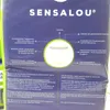 The image shows the back of a package of adult diapers with various features highlighted by text and a diagram. Produktbild-Vorschau