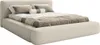 FEDVE Polsterbett Fummo aus Bouclé-Stoff 180x200 cm, Beige Produktbild-Vorschau 8