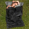 GOPLUS Doppelschlafsack mit 2 Kissen, 220x150cm Schlafsack Produktbild-Vorschau 2