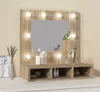 vidaXL Armoire de toilette avec LED Chêne Sonoma 60x31,5x62 Voir les images du produit 8