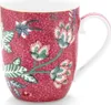 PIP STUDIO Flower Festival Henkelbecher dark pink 145ml Produktbild-Vorschau 4