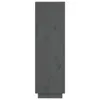 Highboard Grau 37x34x110 cm Massivholz Kiefer Produktbild-Vorschau 6