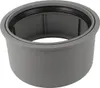airfit Superkurz-Reduzierstück DN125x110aus PP, grau Produktbild-Vorschau 1
